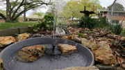solar bird bath fountain